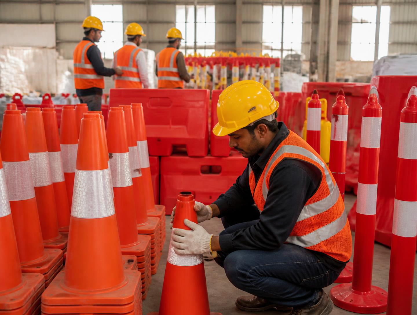 NSP manufacturing facility producing road safety products
