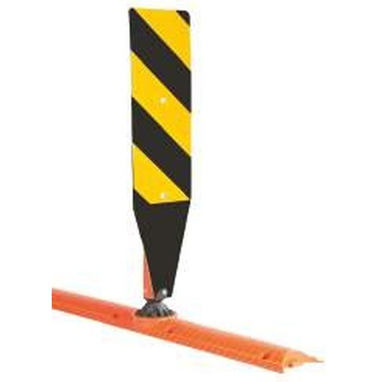 Reboundable Post with Hazard Marker — NSP 1986
